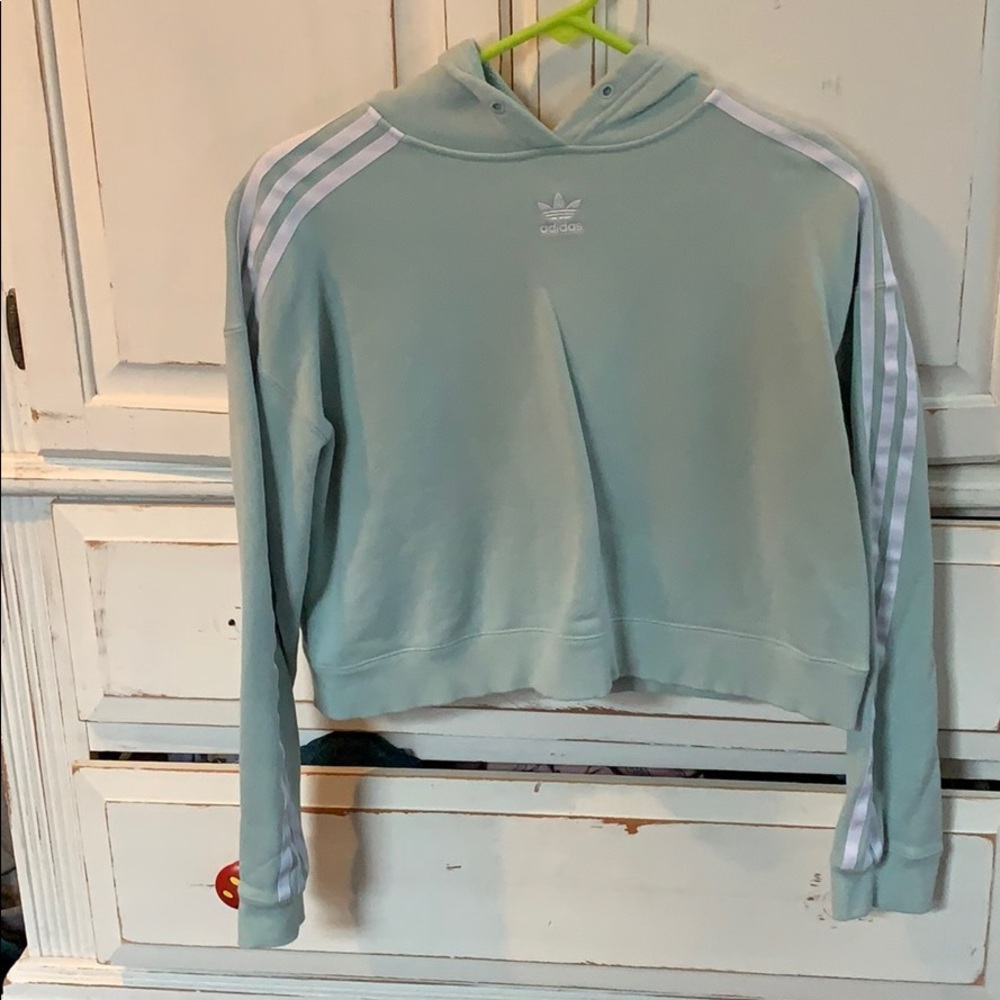 NWOT Adidas crop hoodie